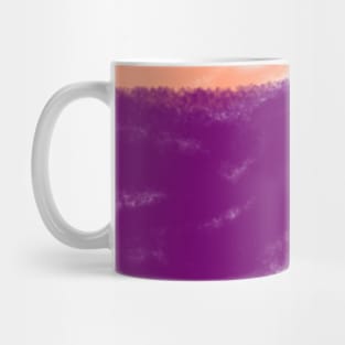 Red green watercolor art design Mug